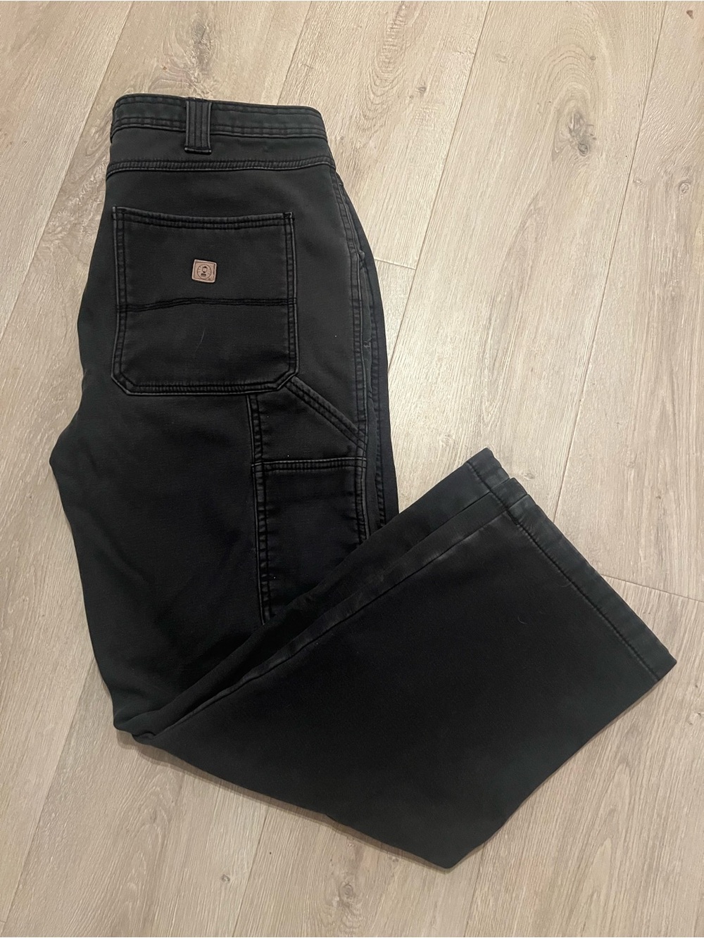 Coleman Men's Black Relaxed Fit Work Jeans